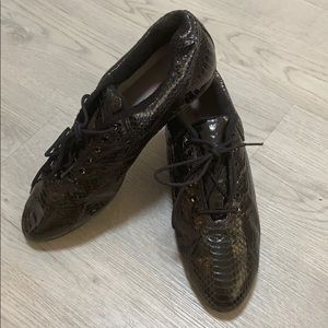 Vintage 1980s Snakeskin Sneakers “Snakers” 10